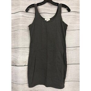Forever 21 Charcoal Gray Tank Dress Bodycon Style Size L